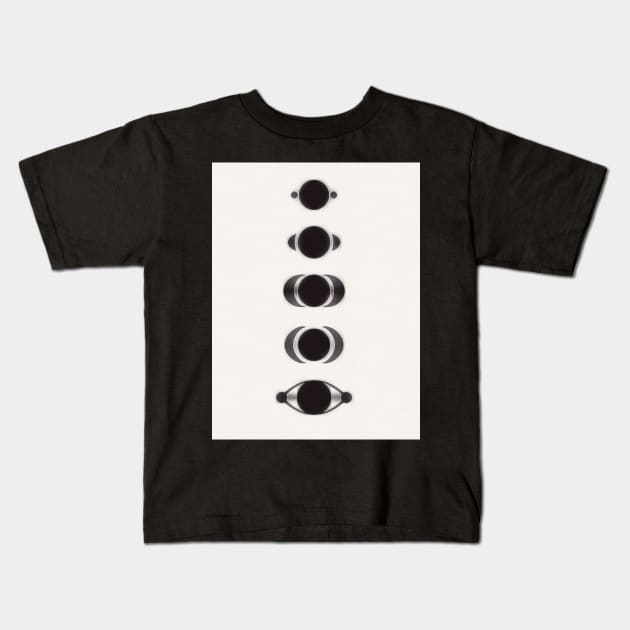 Galaxy Eye Gaze Kids T-Shirt by OZOROZO